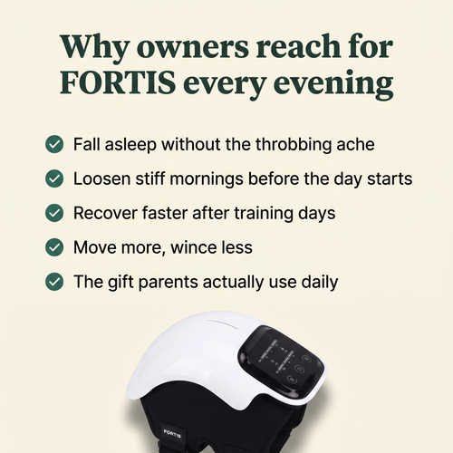 Why owners reach for FORTIS every evening — sleep, stiff mornings, training recovery